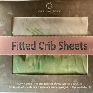 OptimaBaby Fitted Crib Sheets